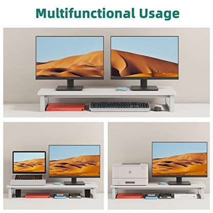YAOHUOO 38.6 x 10.2 x 5 inches 01 100 Pounds Multi-Purpose Monitor Stand