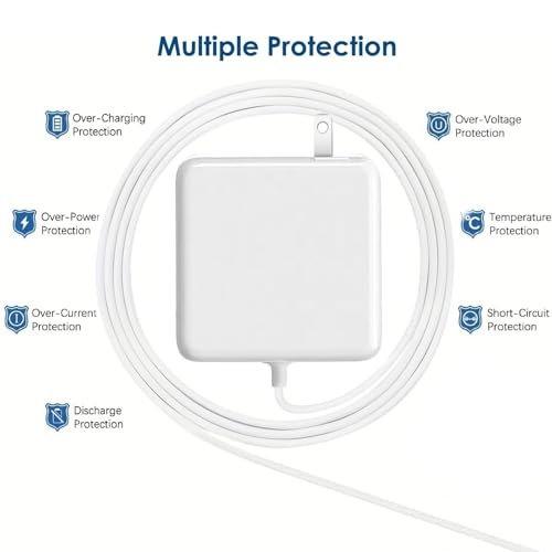 Fribug 85W T-Tip Power Adapter PA-85W AC to DC Charger for MacBook Pro 2012-2017