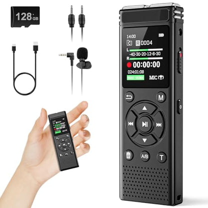 Tonfarb 136GB A20 Digital Voice Recorder with Noise Reduction