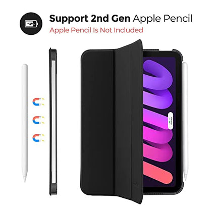 ProCase iPad Mini 6/7 Hard Case A2567/A2568/A2569/A2995/A2996/A2993 Black