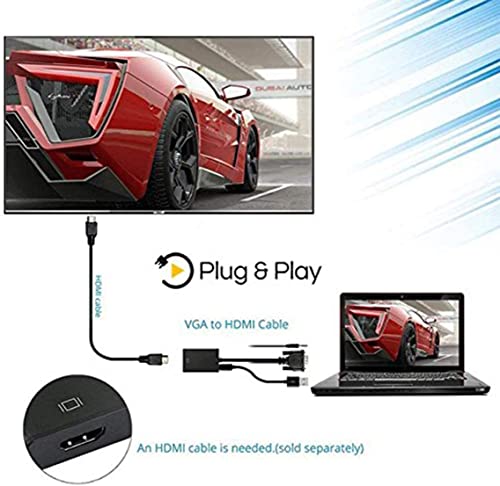 ONTEN VGA to HDMI Adapter OT-5138 1080P 1 Port Desktop Projector