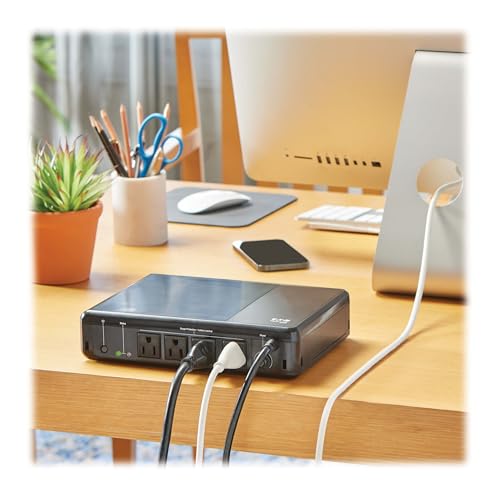 Tripp Lite 600VA UPS Battery Backup 120V 300W 4 Outlets Compact NEMA BC600R