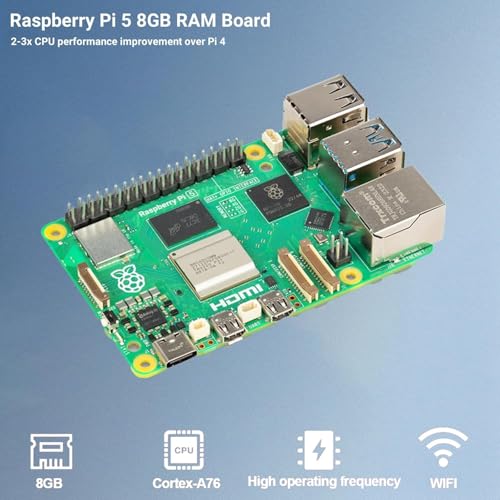RasTech 8GB Pi 5 Kit 2.4GHz Raspberry Pi Operating System