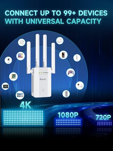 FLBI 6in x 3.5in x 2.5in Wireless Signal Booster 802.11bgn