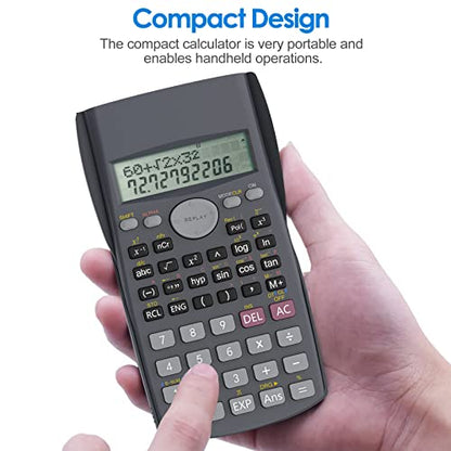 Helect 0.63" x 0.33" H-1002- LCD Engineering Scientific Calculator