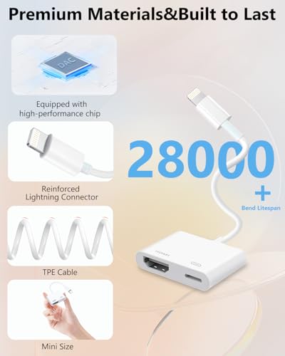 Microwoo 1080P Lightning to HDMI Adapter RM