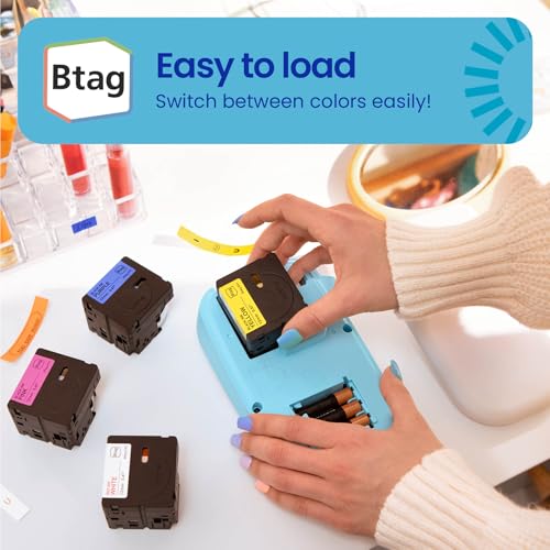 Brother 12mm Btag231 Black on White Label Tape for P-touch Label Makers