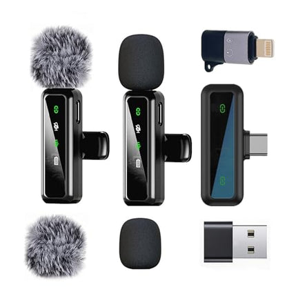Ordele USB Type-C Lavalier Microphone H63 - 28dB Audio Sensitivity - 1 Channel - Black