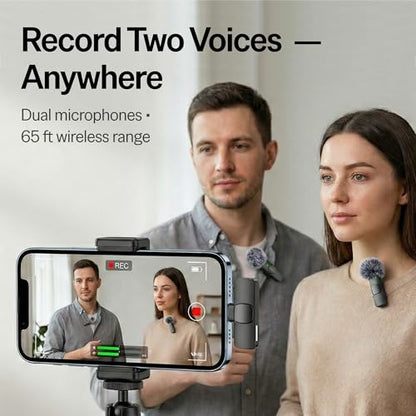 Mini Mic Pro 2.4 GHz Mini Microphone Model: mini-mic-pro Omnidirectional Wireless Audio Recording