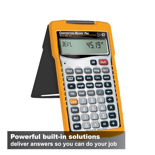 Calculated Industries 2.6" 4065 LCD Construction/Building Calculator