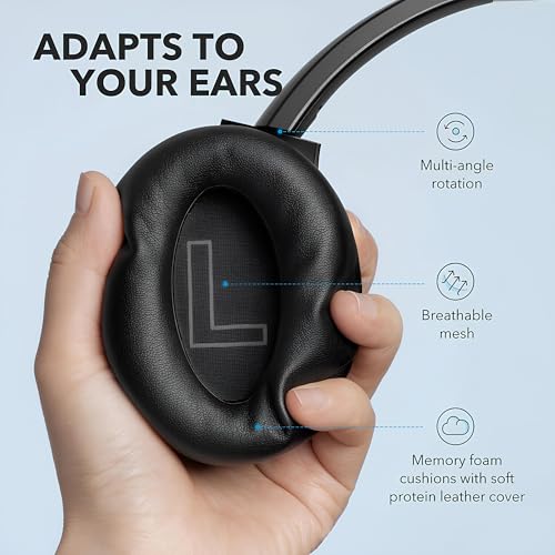 Soundcore Life Q20 A3025 Wired/Wireless Noise Cancelling Headphones 40mm Dynamic Driver 60h Battery Life