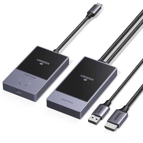 UGREEN 164FT Wireless USB C Transmitter and HDMI Receiver 1080P@60Hz Wi-Fi