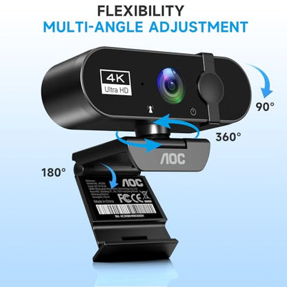 AOC AC310 4K Ultra HD Webcam USB-C & USB-A