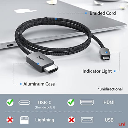 uni 6 Feet UNIHDM01-30 HDMI Cable 4K 30Hz