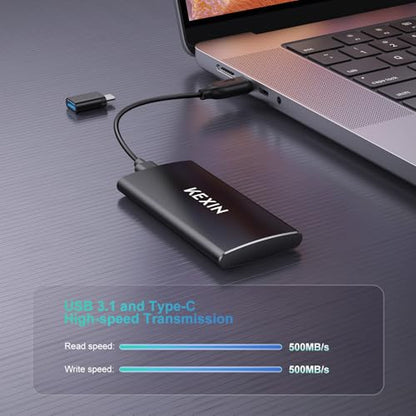 KEXIN 256GB External Solid State Drive USB 3.0 Portable SSD KEXIN-256GB-EXT-SSD