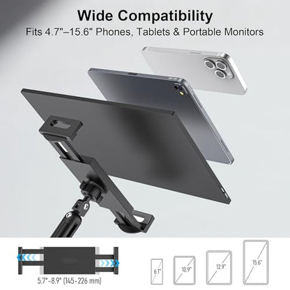 TeQable 30" Adjustable Tablet Desk Mount TQ-TD3Z
