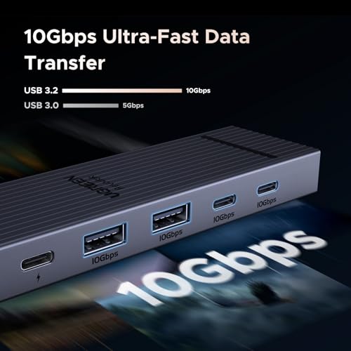 UGREEN 6 in 1 USB Hub AMUH12H 10Gbps USB-C 4K HDMI