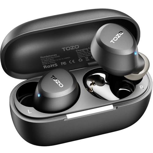 TOZO A1 Earbuds Wireless Bluetooth 5.3 Lightweight IPX5 In-Ear Headphones