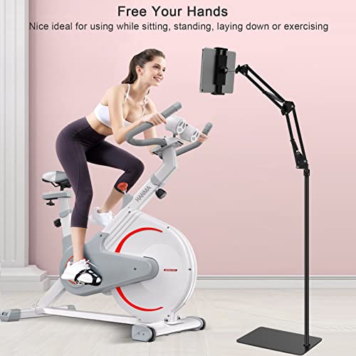 SAMHOUSING Tablet Floor Stand 8.3x13x53 inches LD-1109 360-Degree Rotation Adjustable Metal Holder