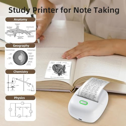 ORGSTA S002 Portable Sticker Printer 300 DPI Monochrome Bluetooth Thermal Printer