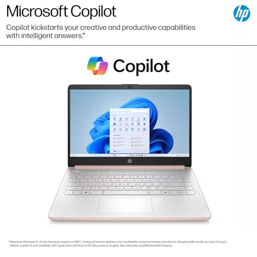 HP 14" Laptop 2026 Intel N150 1366x768 4GB DDR4 SSD 128GB