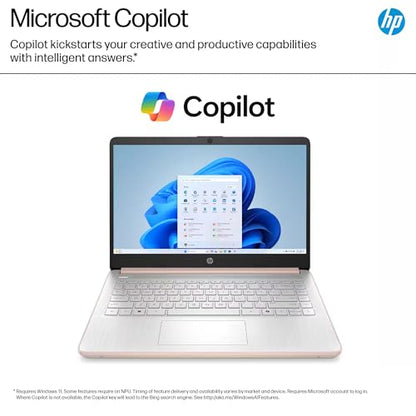 HP 14" Laptop 2026 Intel N150 1366x768 4GB DDR4 SSD 128GB