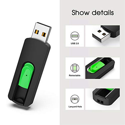 Aiibe 128GB USB Flash Drive USB 2.0 Portable Thumb Drive