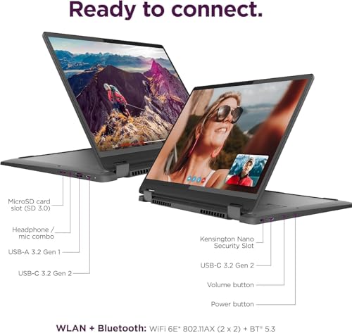 Lenovo IdeaPad Flex 5i Chromebook Plus 14" 1920x1200 300 Nit IPS 2-in-1 Laptop