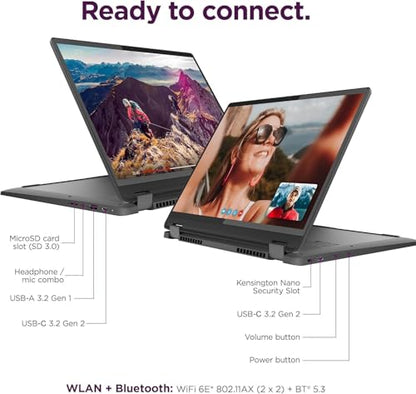 Lenovo IdeaPad Flex 5i Chromebook Plus 14" 1920x1200 300 Nit IPS 2-in-1 Laptop