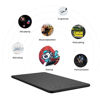 HUION H640P 6x4 inch Digital Graphics Tablet 1920x1080