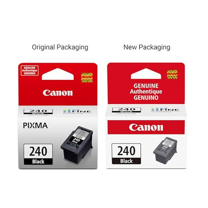 Canon PG-240 Genuine Black Ink Cartridge, 180 Page Yield, Compatible with MG2120/3122/3520, MX512, TS5120