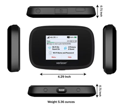 EVDO-LINK MiFi 7730L Mobile Hotspot | 4G LTE | Dual-Band Wi-Fi | Data Transfer Rate 450 Mbps | 8 Hours Usage | RouterOS | 30-Day Warranty