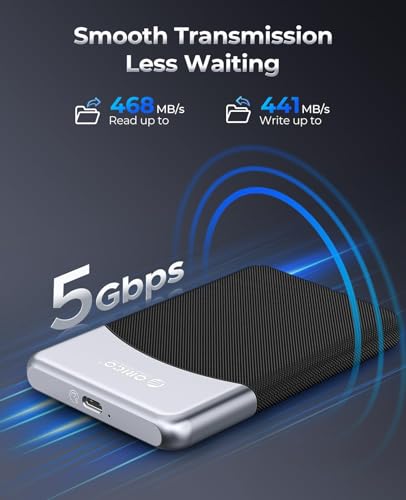 ORICO 1TB M25PRO Portable External Solid State Drive with USB 3.2 Gen 1