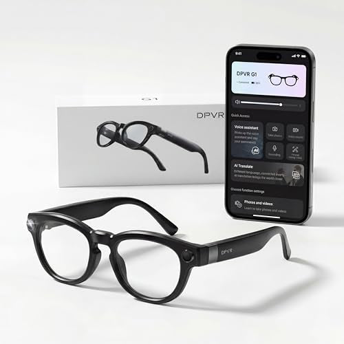 DPVR Smart Glasses G1 8MP Resolution Bluetooth 5.3 Casual Wear