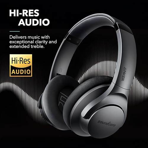Soundcore Life Q20 A3025 Wired/Wireless Noise Cancelling Headphones 40mm Dynamic Driver 60h Battery Life
