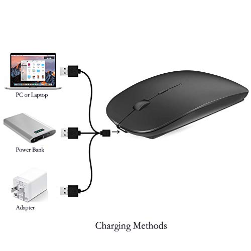 KLO K8 Bluetooth Wireless Mouse Black