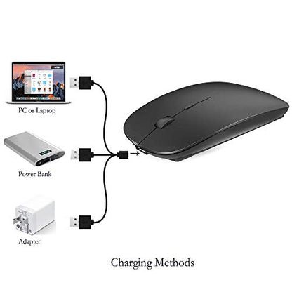 KLO K8 Bluetooth Wireless Mouse Black