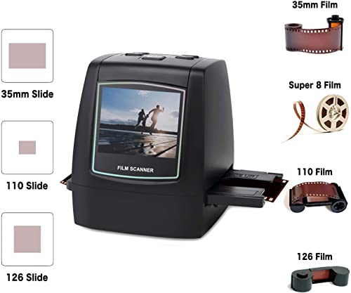 DIGITNOW Film & Slide Scanner USB 7200dpi 24bpp CMOS 3.41"D x 3.43"W x 4.04"H