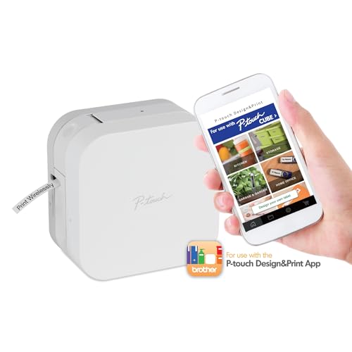 Brother 4.6" P-Touch Cube PT-P300BT 180dpi Inkjet Printer