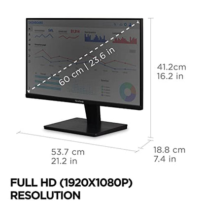 ViewSonic 24 Inch VS2447M FHD 1080p 100Hz LCD Monitor