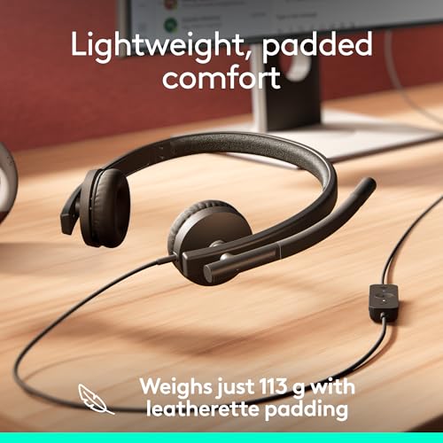 Logitech H570e USB Headset 981-001428 Wired, Stereo, Noise Cancelling