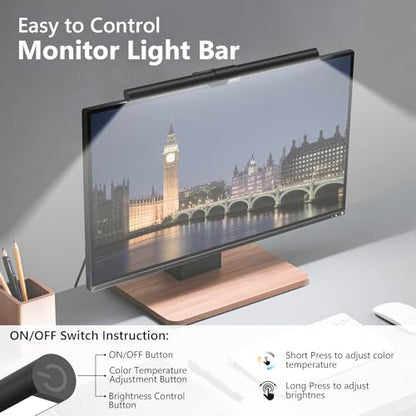 SAMPHON 11.8" SC02 Dimmable LED Monitor Light Bar 5V 1 Count