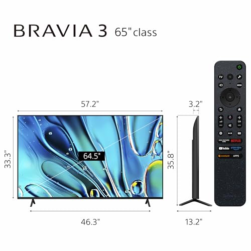 Sony 65-Inch K65S30 4K 60Hz LED Smart TV