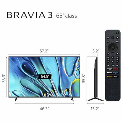 Sony 65-Inch K65S30 4K 60Hz LED Smart TV