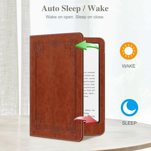 Fintie 7" Kindle Paperwhite Case EKAZ004 - Auto Sleep/Wake, Lightweight, Vintage Brown