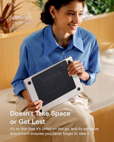 MOFT 8.82x6.69x0.13 inches MS006-1-BK Adhesive Laptop Stand Tabletop Black