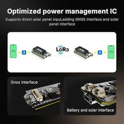 Heltec 2.04" x 0.61" x 1" HTIT-WB32LAF 512KB RAM 384KB Storage ARM Cortex A5 Single Board Computer