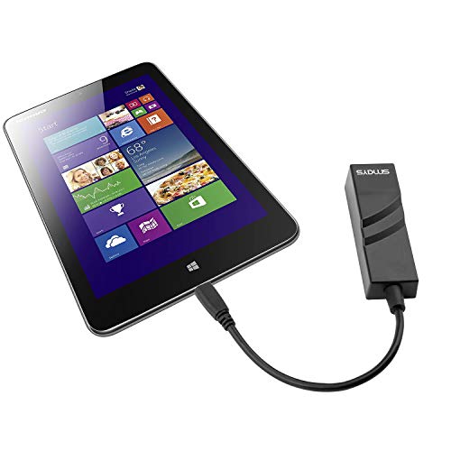 Smays Micro USB OTG Ethernet Adapter GWALL0144USB3RJ45 for Android Tablets & Raspberry Pi Devices
