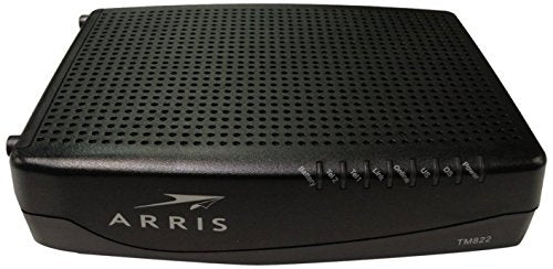 ARRIS TM822A Voice Telephony Modem Modem Type: 8x4 DOCSIS 3.0, Maximum Data Rate: 300 Mbps, Ethernet Ports: 10