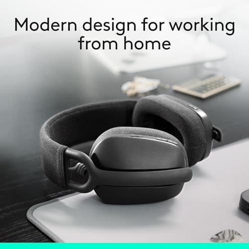 Logitech 981-001256 VIBE Over-Ear Wireless Headphones with Active Noise Cancellation